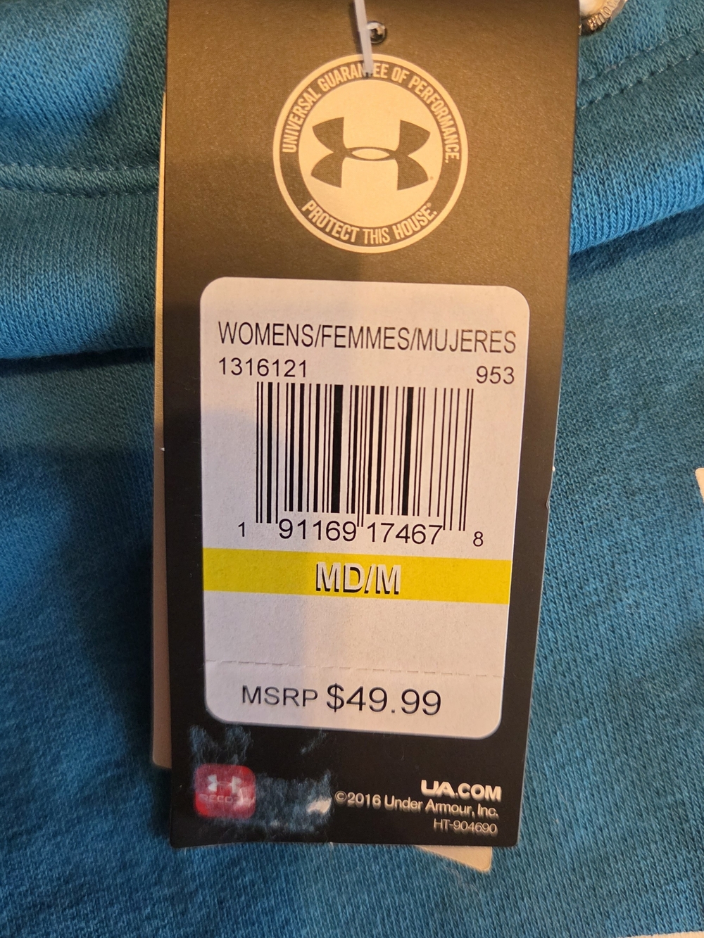 Under Armour Women's Top in Teal